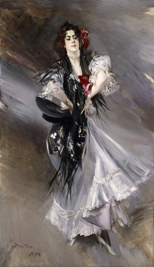 Detail of Portrit of Anita de la Feria, the Spanish Dancer, 1900 by Giovanni Boldini