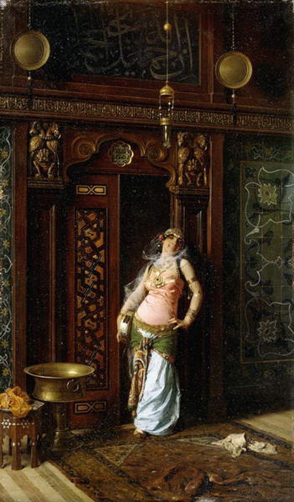 Detail of L'Almee, 1879 by Charles Bargue