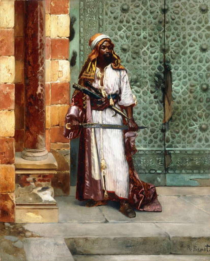 Detail of Standing Guard by Rudolphe Ernst