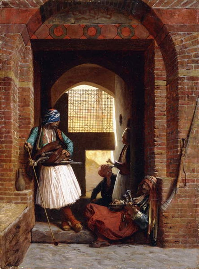 Detail of Arnaut bodyguards in Cairo, 1861 by Jean Leon Gerome