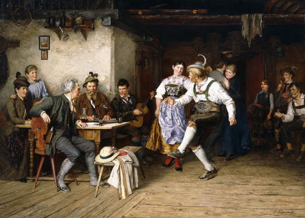 Detail of Interior of a Weinstube by Paul Felgentreff