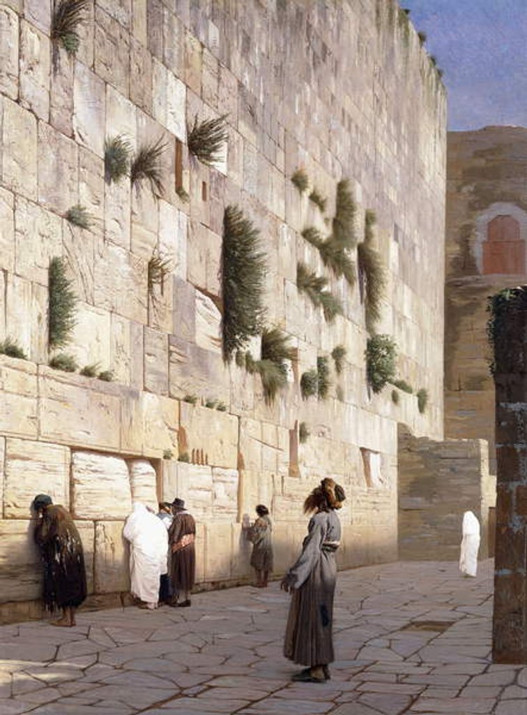 Detail of Solomon's Wall, Jerusalem by Jean Leon Gerome