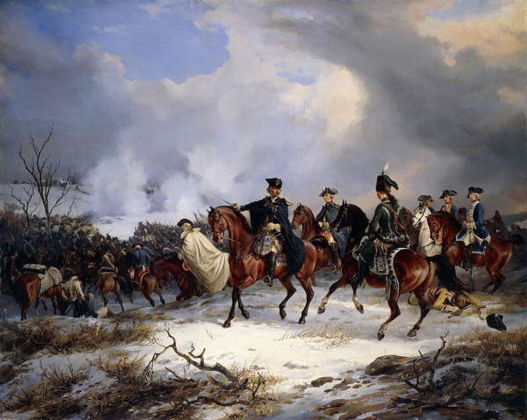 Detail of The Battle of Kesseldorf by Carl Friedrich Schulz