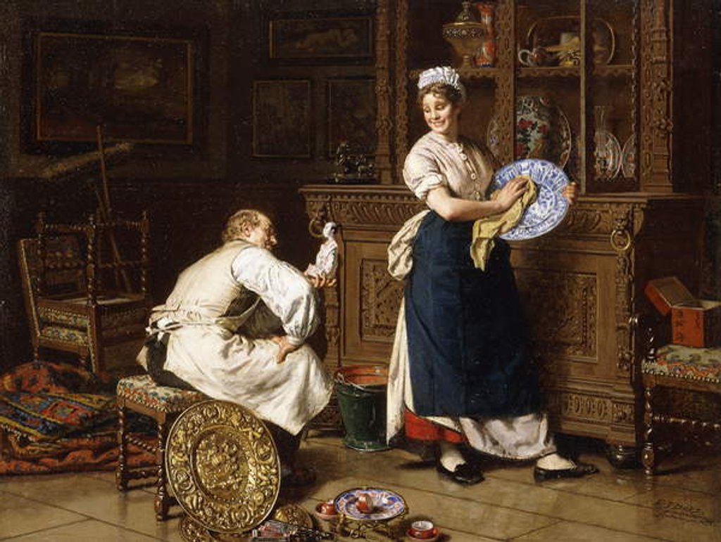 Detail of Spring Cleaning, 1876 by Evert-Jan Boks