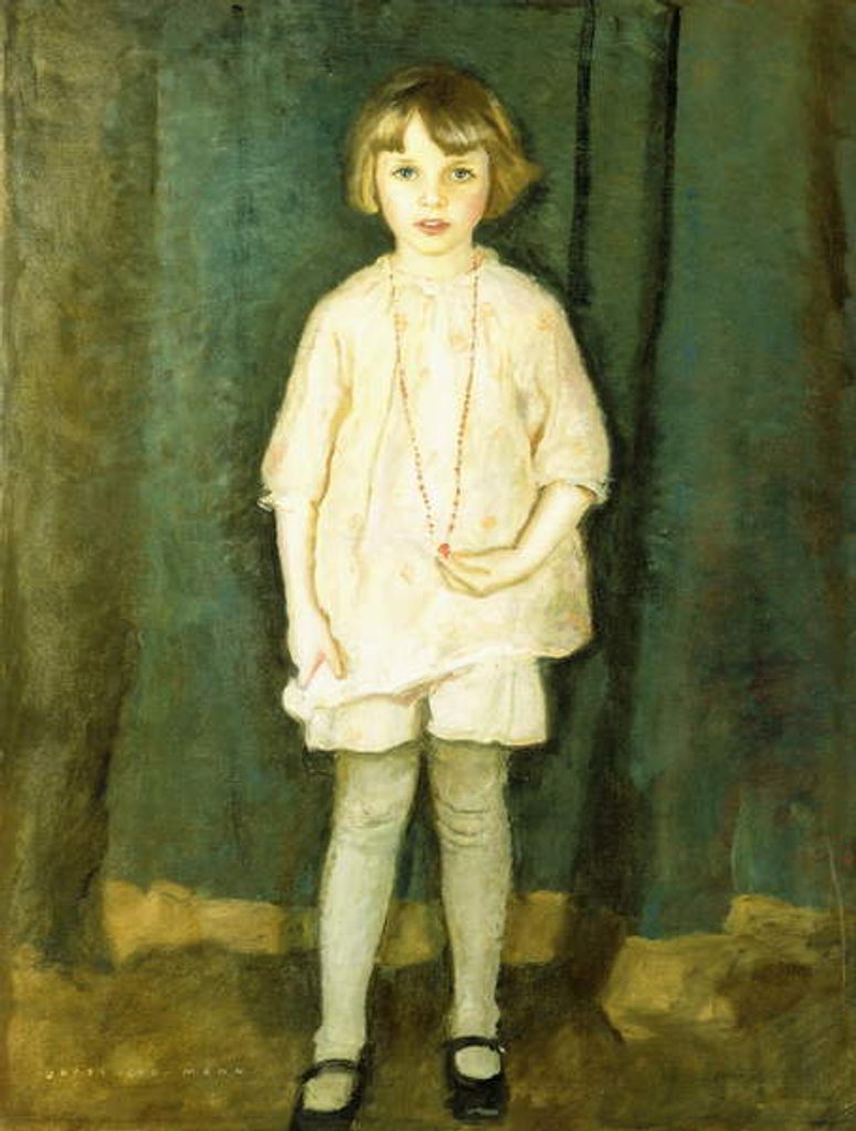 Detail of Portrait of Pamela, by Harrington Mann