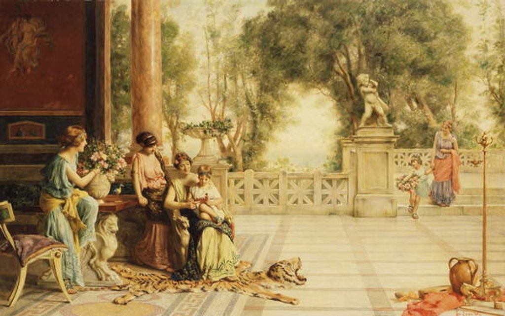 Detail of The Center of Attention by Guglielmo Zocchi