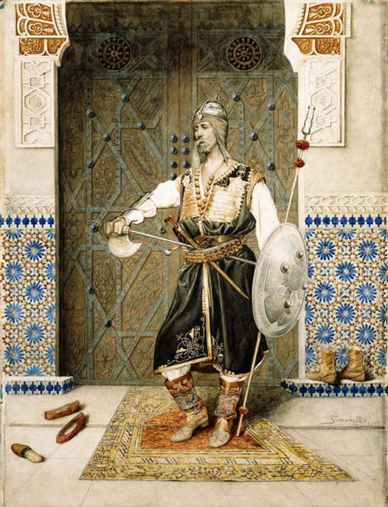 Detail of The Harem Guard, 1899 by Attilio Simonetti