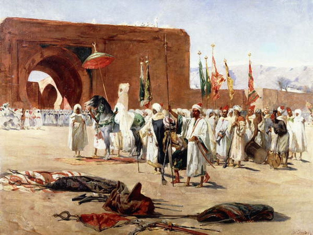 Detail of Moorish Procession by Jean Joseph Benjamin Constant