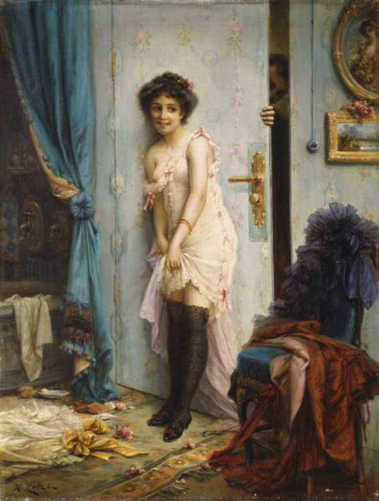 Detail of After the Bath by Hans Zatzka
