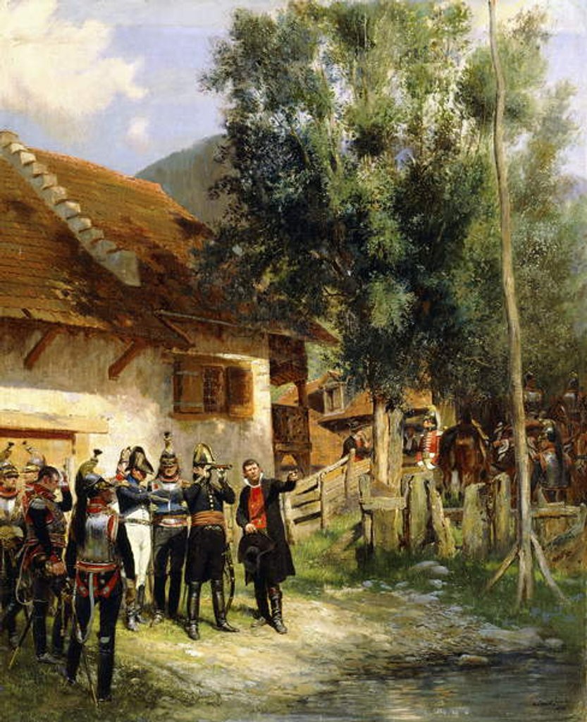 Detail of The Orientation, 1895 by Jean-Baptiste Edouard Detaille