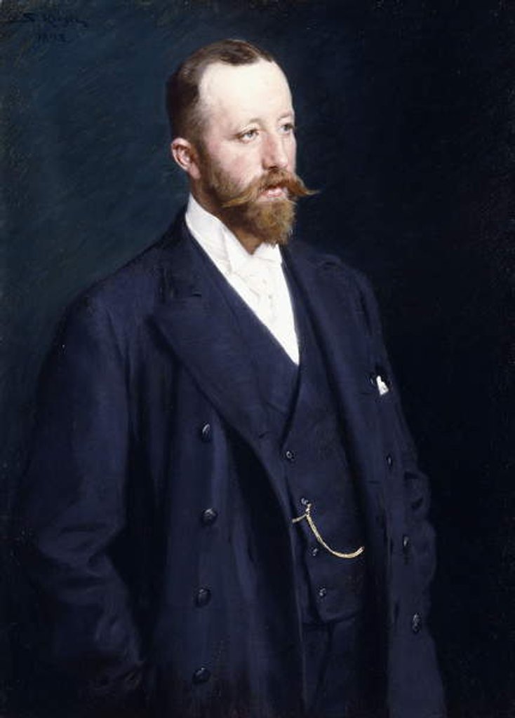 Detail of Portrait of a Gentleman, 1898 by Peder Severin Kroyer