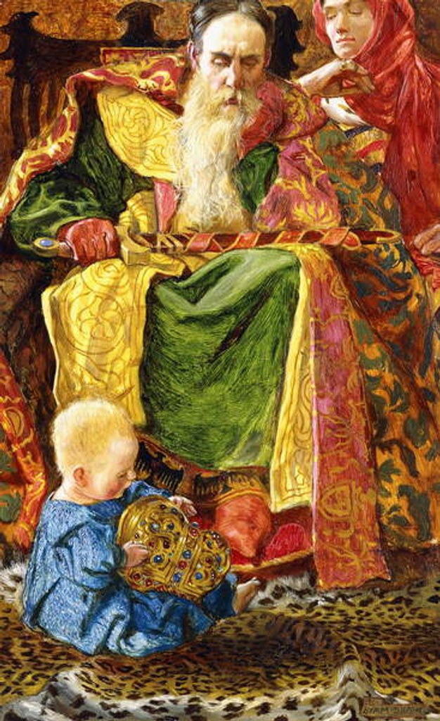Detail of And who knoweth whether he shall be wise man or a fool, 1901 by John Byam Liston Shaw