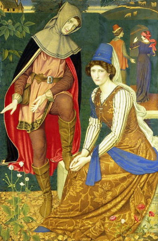 Detail of The Nut Brown Maid, 1902 by Joseph Edward Southall