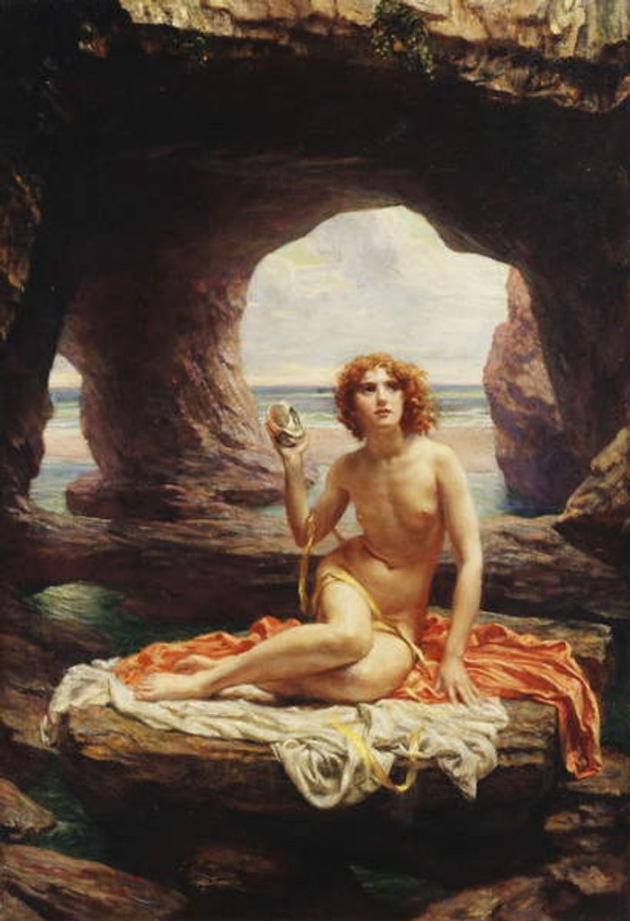 Detail of At Low Tide by Edward John Poynter
