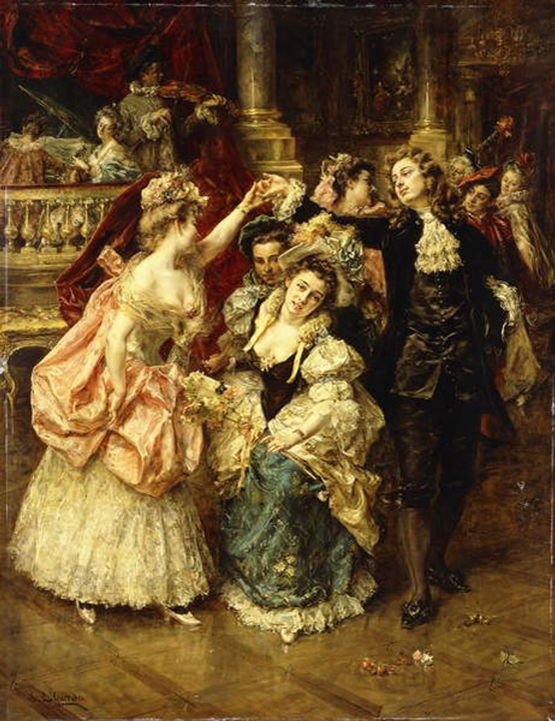 Detail of The Farandole Dance by Eduardo-Leon Garrido