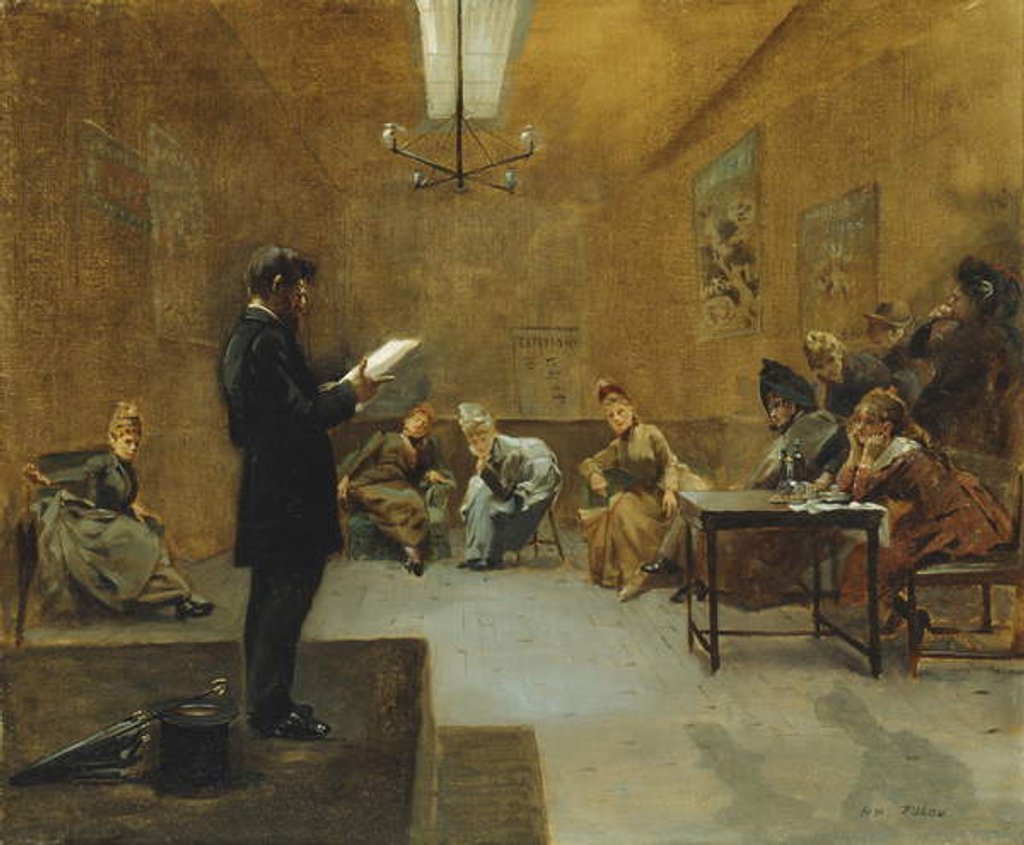 Detail of Theatre Scene by Henri Patrice Dillon