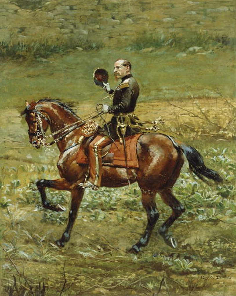Detail of General Bourbaki, 1883 and 1908 by Jean-Baptiste Edouard Detaille
