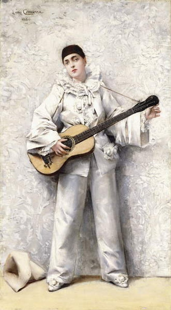 Detail of Pierrot, 1886 by Leon Francois Comerre