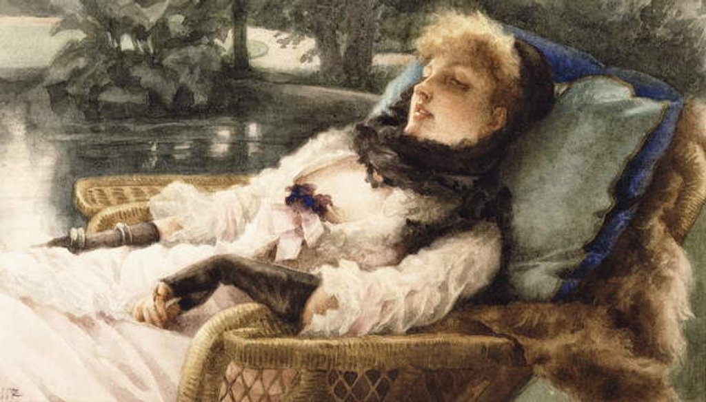 Detail of Summer Evening, 1889 by James Jacques Joseph Tissot