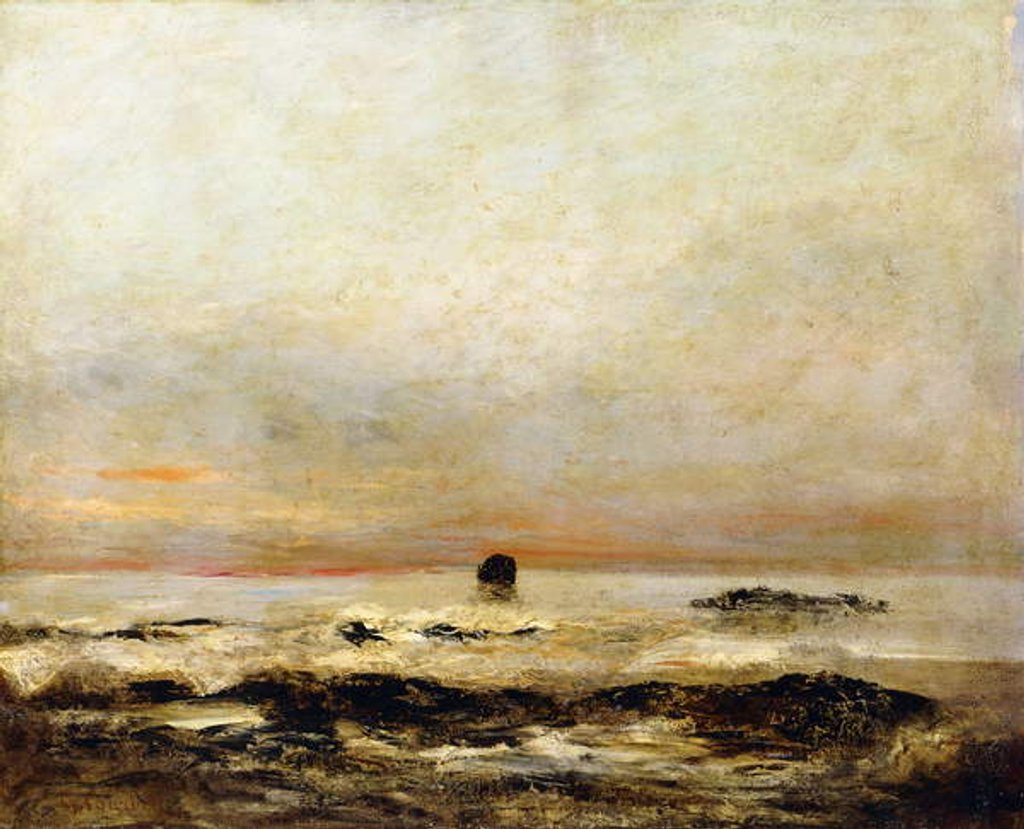 Detail of Marine by Gustave Courbet