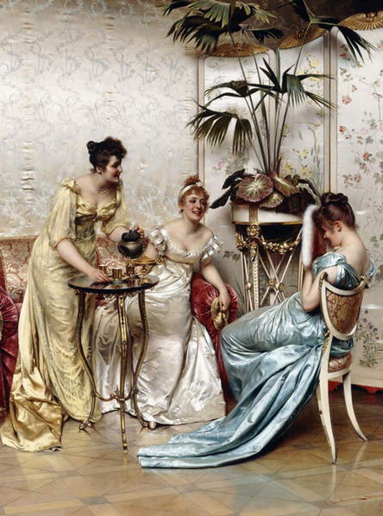 Detail of Teatime Tales by Joseph Frederick Charles Soulacroix