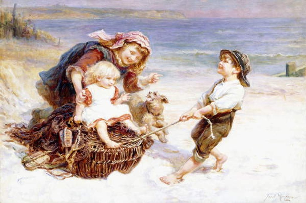 Detail of The Joy Ride by Frederick Morgan