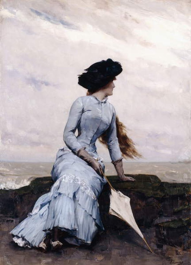 Detail of Looking out to Sea by Charles Hermans