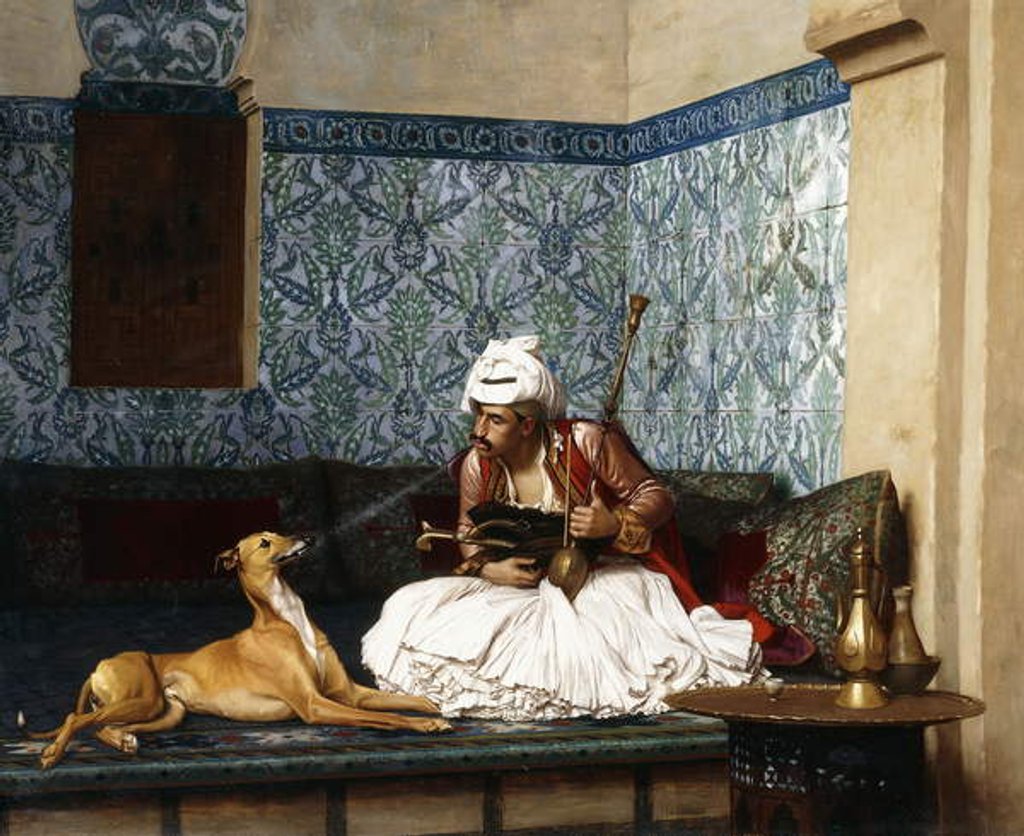 Detail of Just a bit of fun, 1882 by Jean Leon Gerome