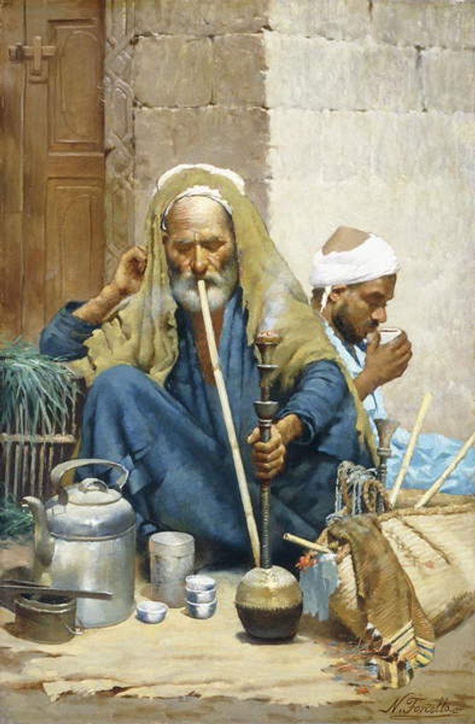 Detail of The Hookah by N. Forcella
