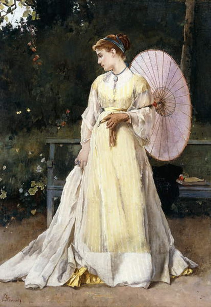 Detail of In the Country by Alfred Emile Stevens