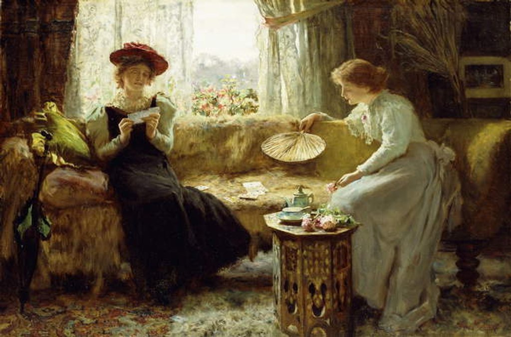 Detail of Fortune Telling, 1895 by Francis Sydney Muschamp
