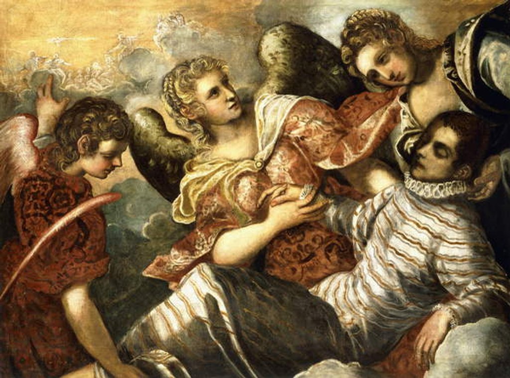 Detail of The Dream of Allesandro Farnese by Jacopo Robusti Tintoretto