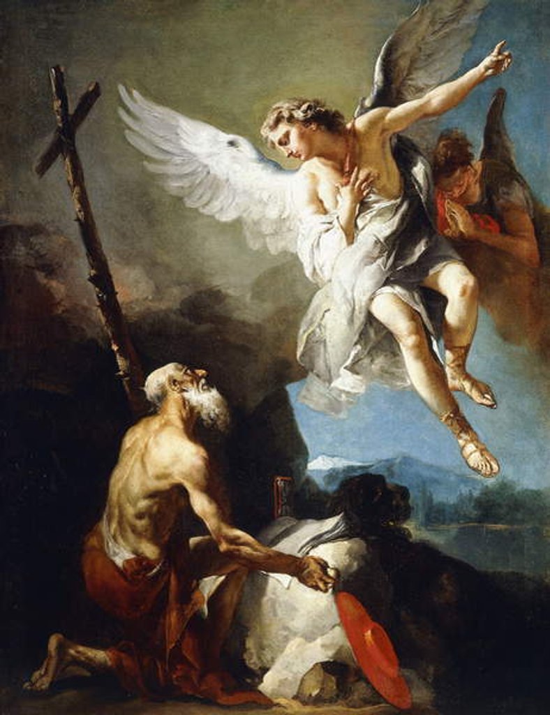 Detail of The Vision of Saint Jerome, c.1720-22 by Giovanni Battista Tiepolo