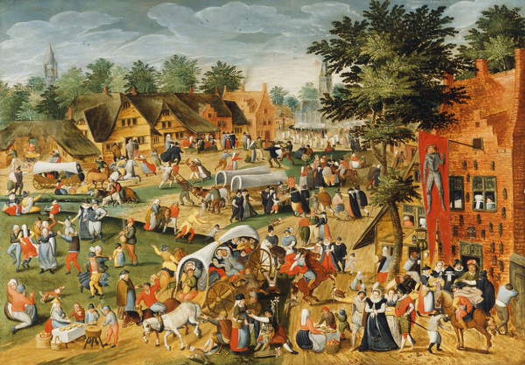 Detail of The Feast of Saint George by Maerten van Cleve