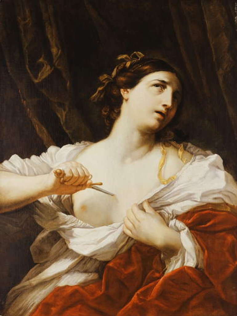 Detail of Lucretia, 1624 by Guido Reni