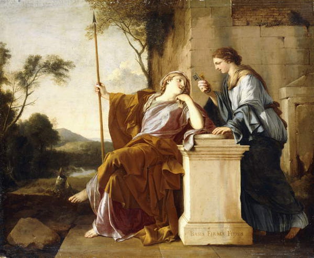 Detail of An Allegory of Public Trust by Laurent de La Hire or La Hyre