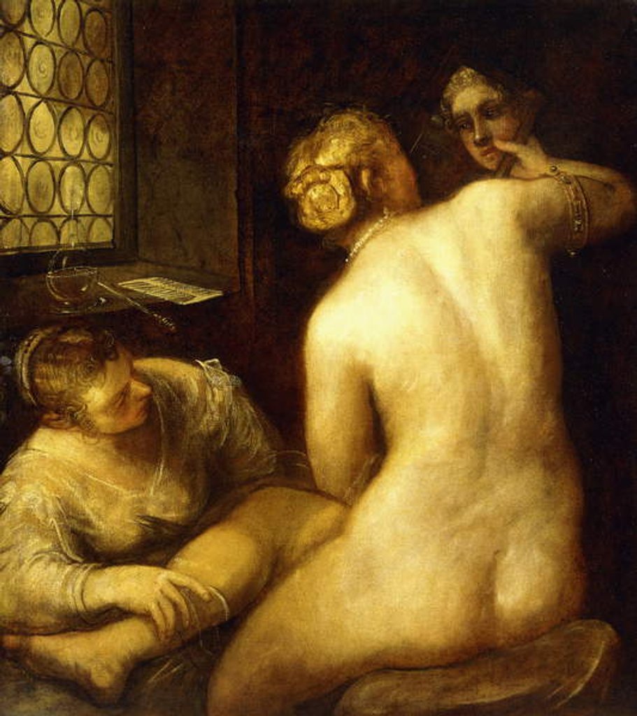 Detail of The Toilet of Venus by Jacopo Robusti Tintoretto