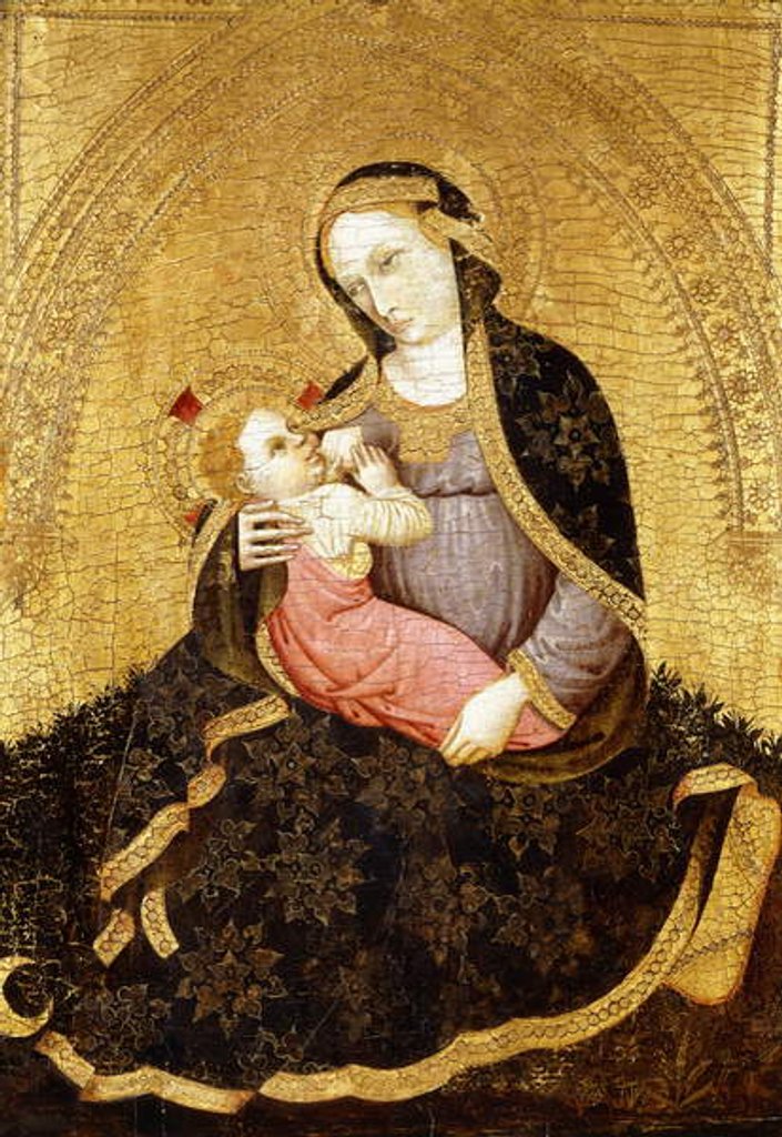 Detail of The Madonna of Humility by Jacobello del Fiore