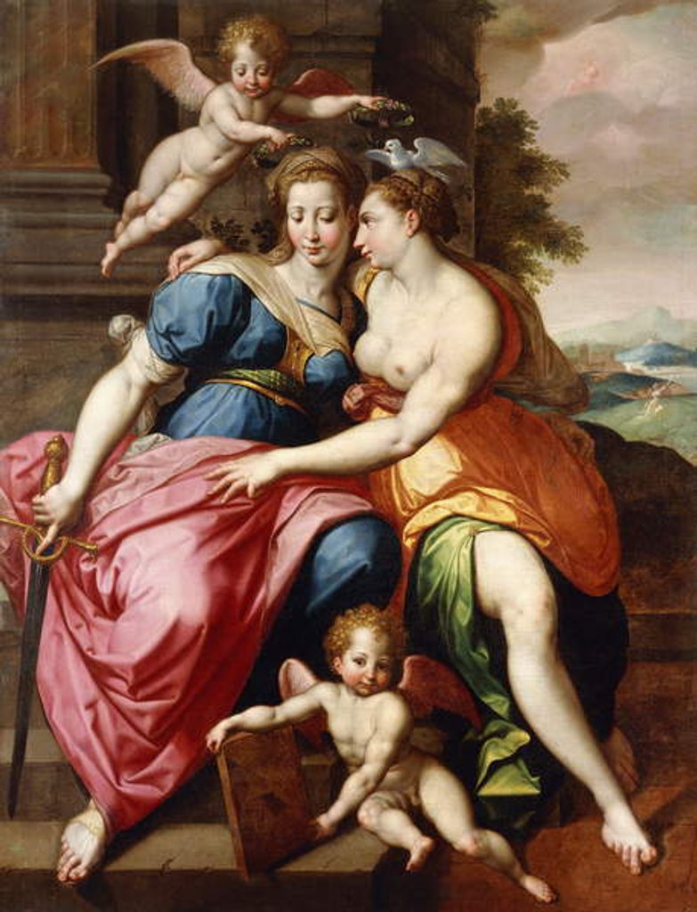 Detail of An Allegory of Truth and Justice by Jacob de Backer