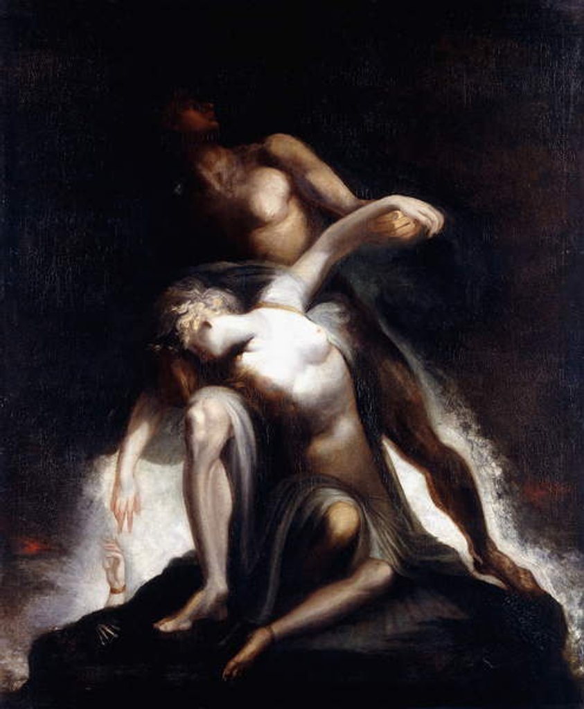 Detail of The Vision of the Deluge by Henry Fuseli