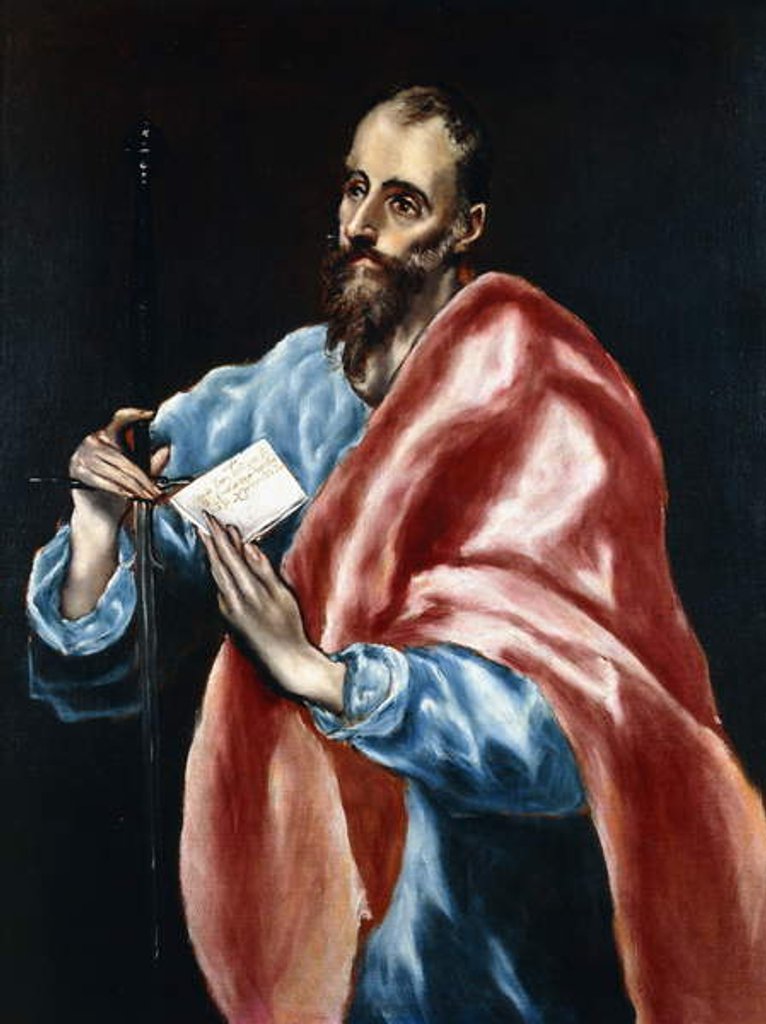 Detail of Saint Paul by El Greco