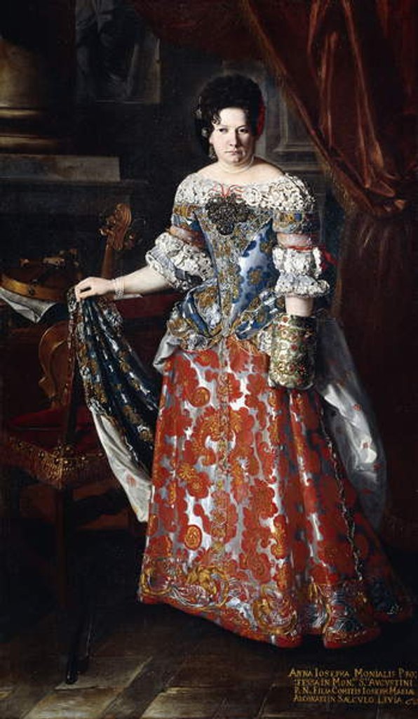 Detail of Portrait of Anna Joseph Monialis by Pier Francesco Cittadini