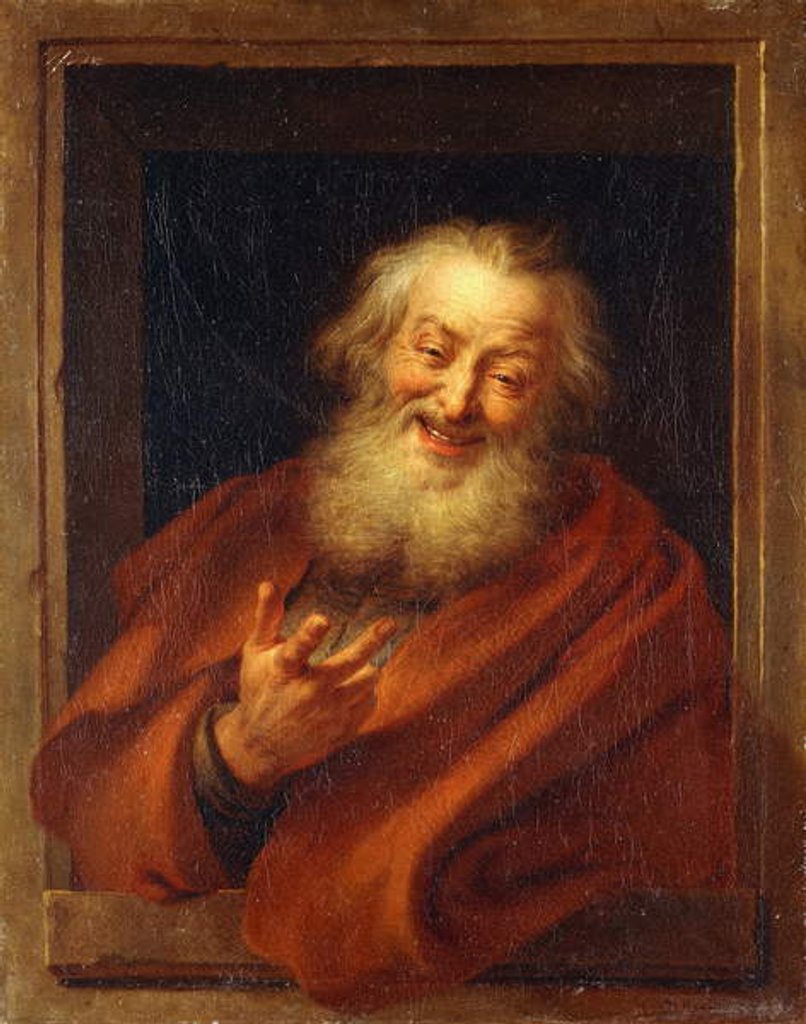 Detail of The Cheerful Democritus, 1746 by Antoine Coypel