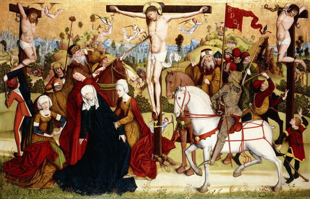 Detail of Calvary by The Master of the Death of Saint Nicholas of Munster