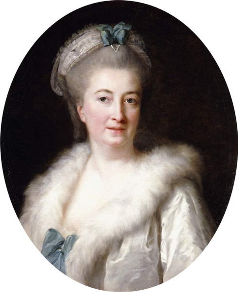 Detail of Portrait of the Artist's Mother, Madame le Sevre, by Elisabeth Louise Vigee-Lebrun