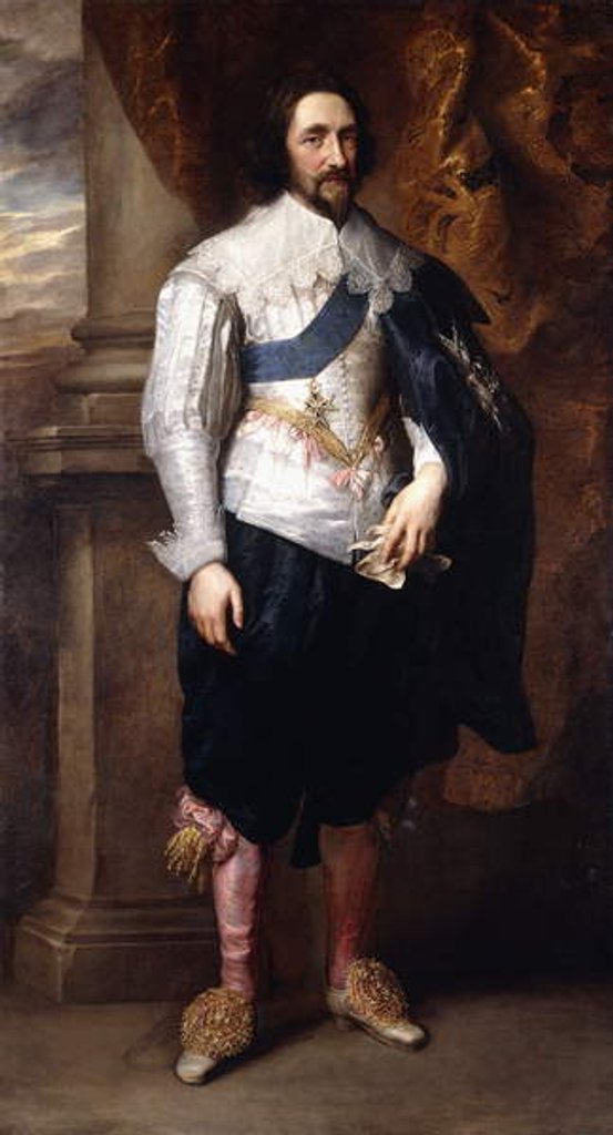 Detail of Portrait of Charles, Marquis de Vieuville by Anthony van Dyck