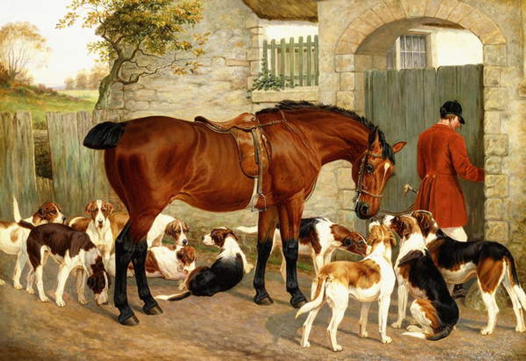 Detail of Off to the Meet by G. Watmough