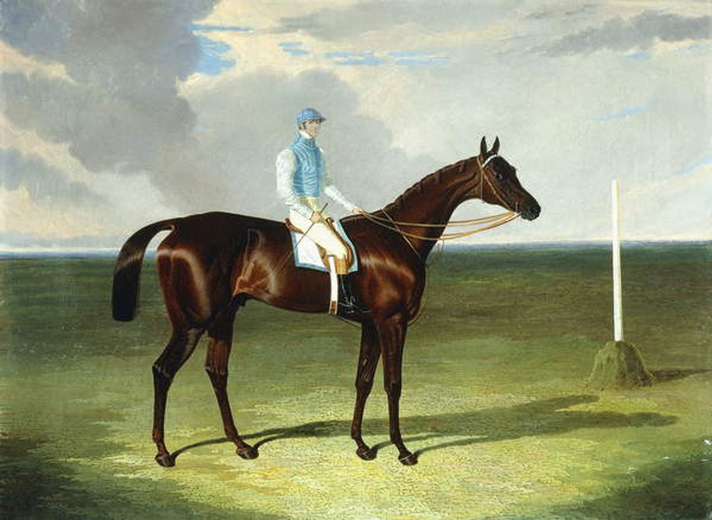 Detail of Mssrs. Ridsdale's and Gully's St. Giles with William Scott up, 1832 by John Frederick Herring Snr