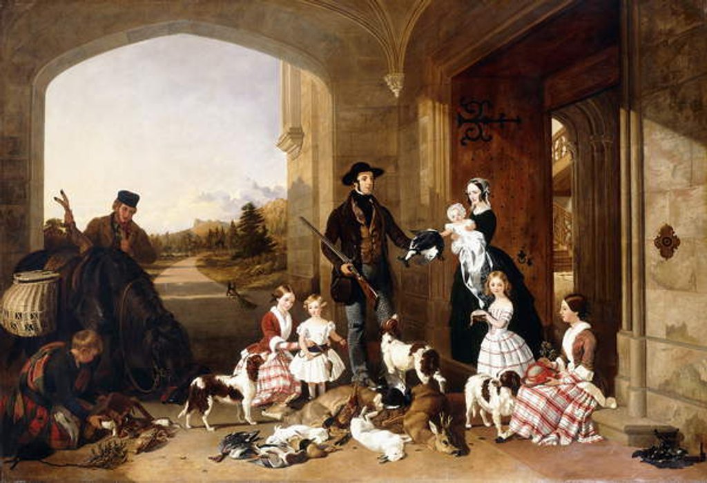 Detail of The Day's Bag by Jacob Thompson