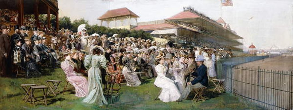 Detail of Washington Park Club, Chicago, 1892 by Franz Dvorak